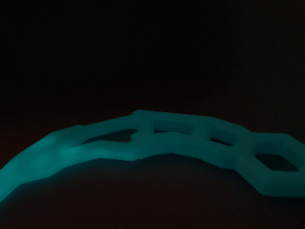 Glow in the dark 3d printed karambit