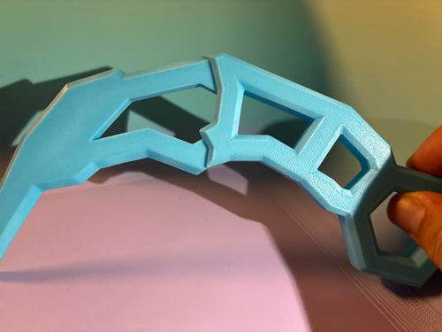Glow in the dark 3d printed karambit